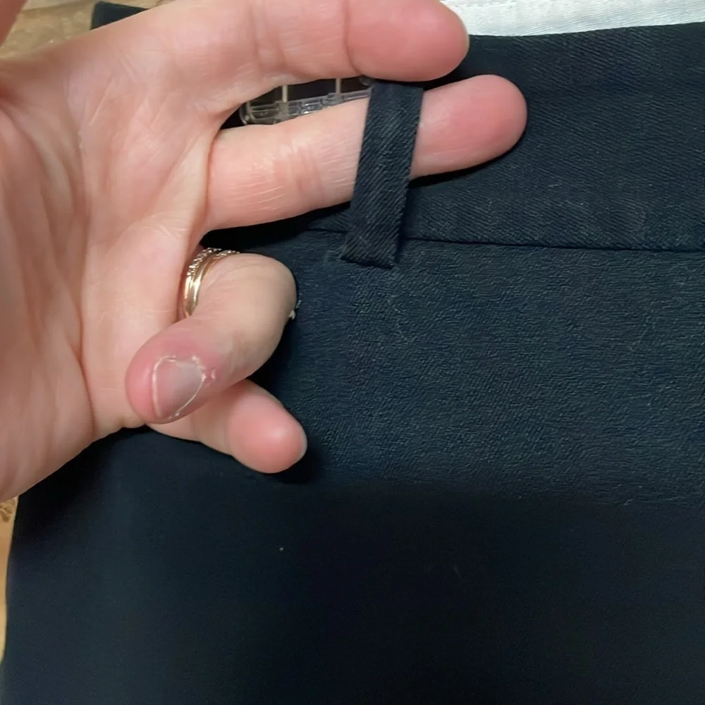 J. Crew Stretch size 00 Black Low-rise Crop Super Stretchy Dress Pants